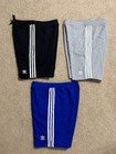 New Men s Adidas Originals 3 Stripes Trefoil Shorts 10in Authentic All Sizes