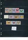 Papua   New Guinea 1966 Butterflies Long Set  scott 209-20  Vf Mnh  read Desc   