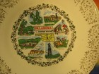 Oklahoma The Sooner State Landmarks Souvenir Collector Plate
