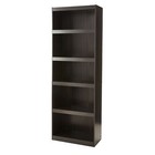 71  Tall Adjustable Framed 5-shelf Wood Bookcase Storage Shelving Wide Bookshelf