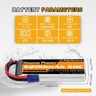 2x 11 1v 5200mah 3s Lipo Battery Ec5 For Rc Car Truck Racing Helicopter Fpv