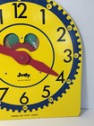 Original Vintage  judy Clock  Judy instructo Wood Teaching Clock J209040
