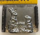 Rare Pair Of Rabbits Over A  Easter Basket Mold-eppelsheimer  8163