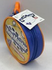 Vintage 2001 New View Master Reel Storage Carry Case Zipp Round   Clip - Blue