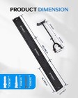 Strich Guitar Wall Mount Hangers - Holds 5 Guitars aluminum Metal Stand Rack
