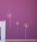 Dandelions Flower Vinyl Stickers Wall Art Decals Bath Home Decor Floral Set 3