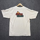 Vintage Mtv Shirt Mens Large White 90s Spring Break Jamaica Skate Surf Rare