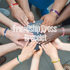 6 Pcs Braided Cross Bracelet Adjustable Rope Jesus Bracelet Christian Religio   