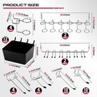 Pegboard Organizer Peg Board Hooks 121 Or 300-piece Hooks For Black