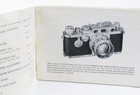 Original Authentic Leica Instruction Manual For Leica If Iif Iiif English 1954