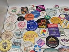 Lot Of 110  Mixed Vintage 80 s 90 s  Advertising Political Buttons Pins 