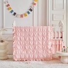 Ruffled Crib Bedding Set Baby Boho Quilted Comforter With Fitted Sheet And Be   