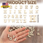 4 Sets 0 6 Inch A-z Small Wooden Letters For Crafts  104 Pcs Wood Letters                   