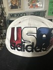Adidas Vintage Usa Flag Hat Snapback Cap Embroidered Adjustable One Size Fifa