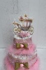 2 Tier Princess Diaper Cake Baby Shower Girl
