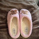Sweet Whims Pink Faux Fur Gingerbread Sequin Women s Slippers Size 9 Slip-on