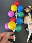 Lot Of Random Plastic Cake Topper Christmas   Bears   Kids   Balloons