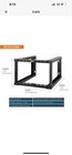 6u Fixed Wall Mount Network Rack 15 8inch Depth Open Frame For Server Data av it