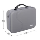 Pu Carrying Case For Dji Neo 2 Goggles N3 Rc Motion 3 Controller Battery Storage