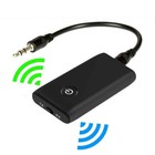 2pcs Bt 5 0 Transmitter Receiver 2 In 1 Wireless Audio 3 5mm Jack Aux Adapter Us