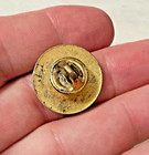 Vintage Basketball Gold-tone High School Letterman   s Jacket Sports Pin