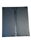 20 New 5 X 11 5 Inches Black Faux Leather Menu Covers 2 View Double Folding Book