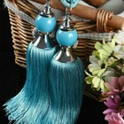 2 X Rope Curtain Tieback Tassel Ball Beaded Window Curtain Tie Back Holdback