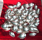 Vintage Craft Lot Of 100   Spoon Bowls Silverplate Flatware Silverware