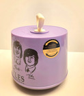 Beatles Vintage 1966 Purple lavendar Disk Go Case Record Carrier   2 More Later 