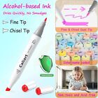 100 Colors Dual Tip Art Markers Sketch Pens Permanent Alcohol B