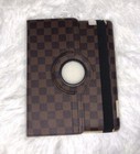 Fintie Brown 360 Degrees Rotating Stand Smart Pu Leather Case Ipad 2   Ipad 3