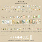 260 Pieces Vintage Scrapbook Supplies Pack Vintage Ephemera Bundle Junk Journal