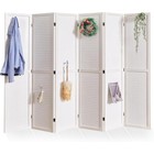 Portable Freestanding Wall Organizer   wooden Room Divider   for Display   bedroom