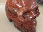 4  Natural Red Jasper Carved Crystal Skull Realistic Crystal Healing   238