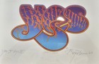 Yes Logo  Roger Dean  14x11 Frame  9x11 75 Print  Signed By Artist