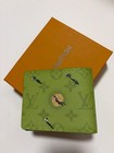 Louis Vuitton Monogram Men Bifold Canvas Baseball Green Wallet