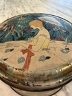 Vtg Antique 1920s Body Powder Watkins Perfumer New York Empty Metal Tin Usa
