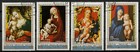 Equatorial Guinea 1971 Christmas Paintings Madonna Partial Set Of 4 Used Cto