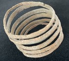 Authentic Ancient Lake Ladoga Viking Artifact Bronze Spiral Bracelet Hg1-1