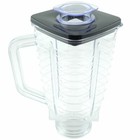 5-cup Square Top 6-piece Plastic Jar Replacement Set For Oster Blenders