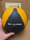 Nike Strength Training Black And Yellow Weighted Medicine Ball 6lb 2 7 Kg