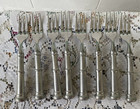 Vtg Kirk Pewter Old Annapolis 46 Piece Flatware  8  Complete Sets   Serving Set