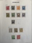 Luxembourg 1852-1999 Fascinating Stamp Collection In A Davo Album Mostly Mint