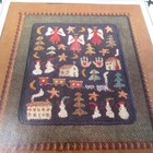 Prairie Moon Angel Train Punchneedle Pattern Punch Needle Primitive Christmas
