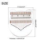 17 Keys Thumb Piano transparent Bear Portable Finger Piano With Carry Box