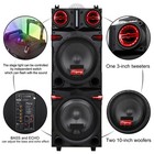 9000w Bluetooth Speaker Dual 10  Subwoofer Heavy Bass Sound System Party Fm Mic