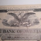 4 State Bank Of Williamson Stock Certificates New York 
