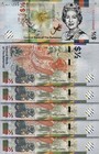 Bahamas 50 Cents 1 2 Dollar  2019  Unc  20 Pcs Lot  Consecutive  P-new  Que Ii