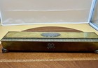 Vtg Kronheim   Oldenbusch K   O Brass Footed Casket Trinket Box  make An Offfer 