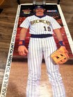        Robin Yount Milwaukee Brewers  Vintage  Life-size Growth Chart Poster